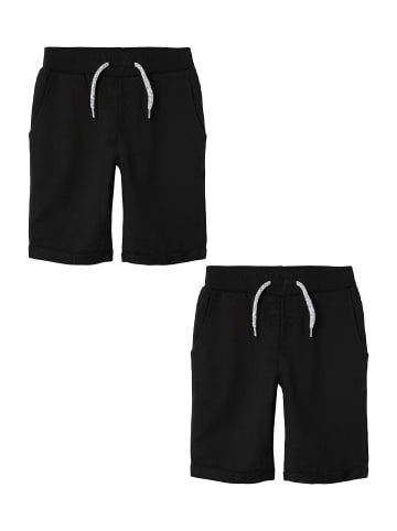 name it Shorts 2er-Set elastischer Bund in Schwarz-2