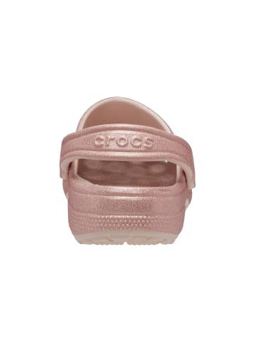 Crocs Clogs zum Reinschlüpfen Classic Glitter Cloq Rose