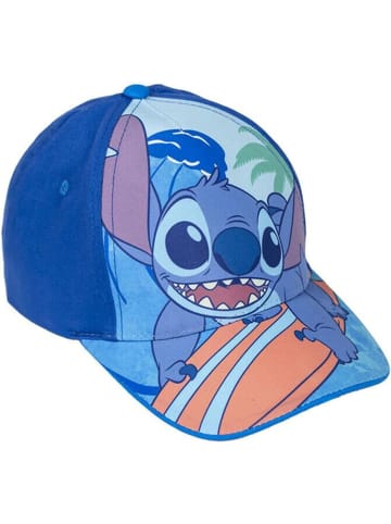 Cerda Mädchen Kindermütze Stitch Visier Blau Cap one size EU Kappe