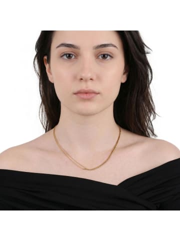 Noelani Halskette Edelstahl, IP gold in gold