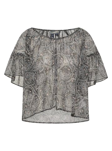 DreiMaster Vintage Damen Blusenshirt in Schwarz Mehrfarbig