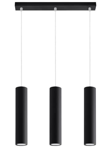 Nice Lamps Hängeleuchte CASTRO 3 in Schwarz Stahl tube Minimalistisch 3xGu10 LED NICE LAMPS