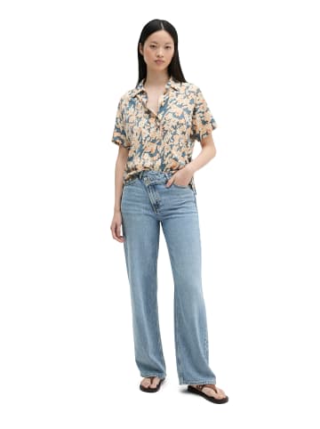 Marc O'Polo Jerseybluse regular in Medium Blue