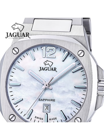 Jaguar Analog-Armbanduhr Jaguar RC. silber mittel (ca. 34,3mm)