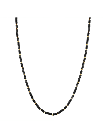 Yokoamii Halskette Metall-Legierung Naturstein in gelbgold