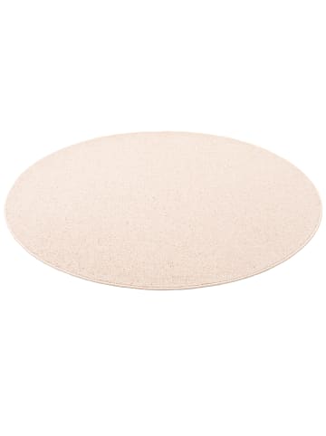 Snapstyle Natur Teppich Wolle Berber Rund in Beige