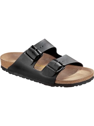 Birkenstock Pantoletten für Herren in schwarz in schwarz