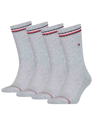 Tommy Hilfiger Socken 4er Pack in Grau