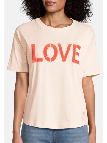 salzhaut Shirt IDSKE Beige-Neon Mandarin