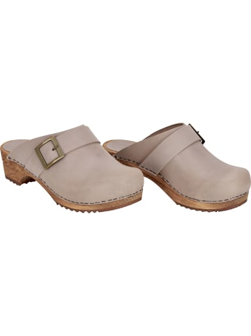 Sanita Comfortwear Clog "Wood-Urban Open" in Grau