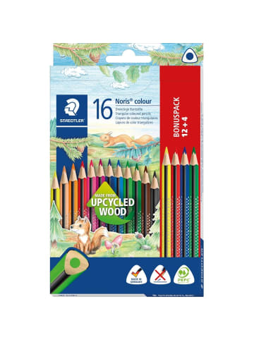 Staedtler Farbstift Noris colour ca. 3mm farbig sortiert Packung mit 12+4 Stück