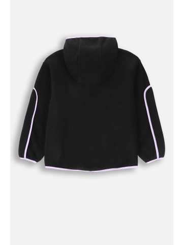 Lemon explore Fleece-Sweatshirt für Mädchen in schwarz