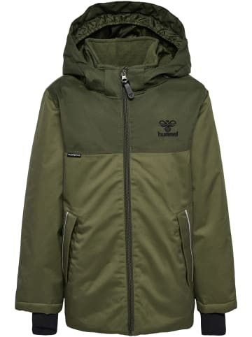 Hummel Hummel Jacke Hmllogan Jungen Atmungsaktiv Wasserdichter Und Windabweisend in OLIVE NIGHT