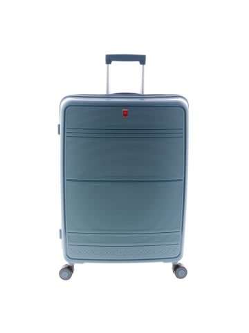 Gladiator 3500 4 Rollen Trolley 75 cm mit Dehnfalte ocean blue