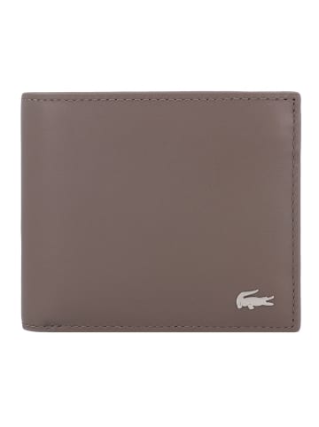 Lacoste Core Essentials FG Geldbörse Leder 11 cm in morel