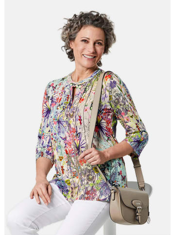 GOLDNER Printshirt mit floralem Muster in bunt / gemustert