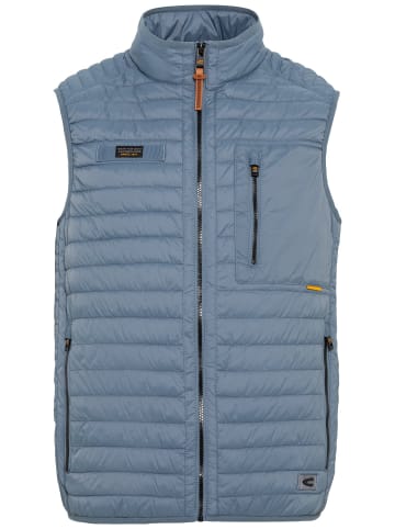Camel Active Leichte Steppweste aus recyceltem Polyamid in Blau