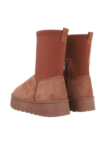 Ital-Design Stiefelette in Camel