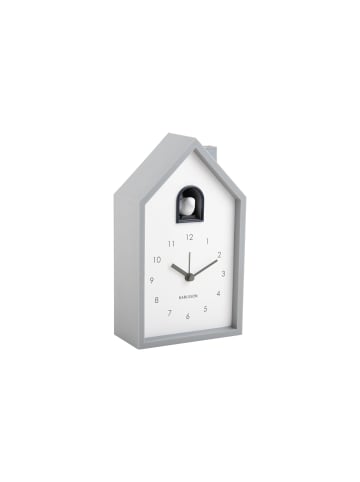 Karlsson Uhr mit Kuckuck in grau