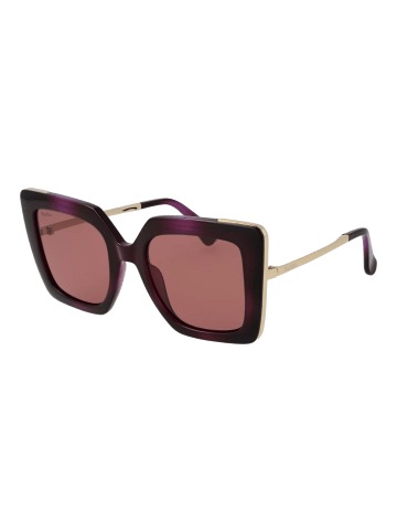 Max Mara Frauen Sonnenbrille Quadratisch Lila