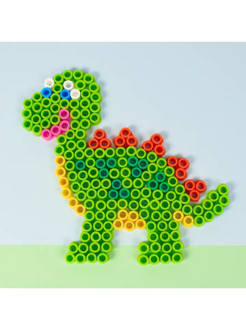 Playbox Stiftplatte Dinosaurier transparent für XL-Bügelperlen - ab 3 Jahren