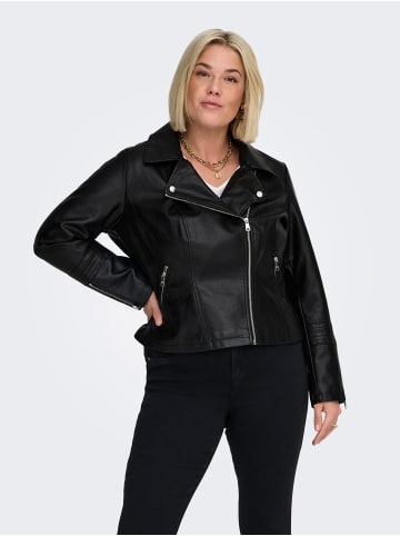 ONLY Carmakoma Kunstlederjacke in Black 1