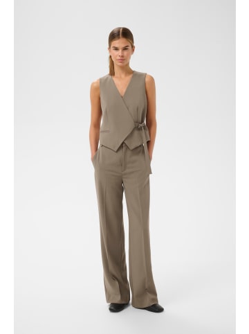 InWear Anzug HAISLYIW Gerade Passform in Sandy Grey Melange