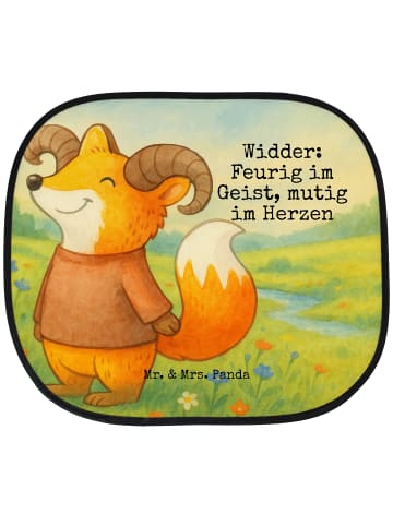 Mr. & Mrs. Panda Sonnenschutz Auto Seitenscheibe Widder Astologi... in Weiß