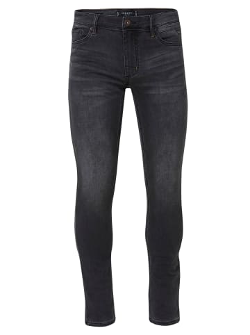 KOROSHI Slim Fit Jeans in SCHWARZER DENIM