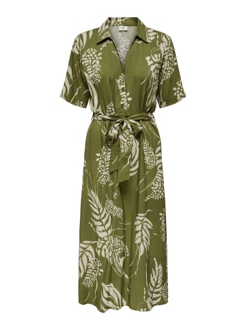 JDY Hemdblusenkleid in Avocado