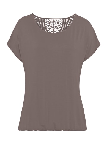 Vivance T-Shirt in taupe, schwarz