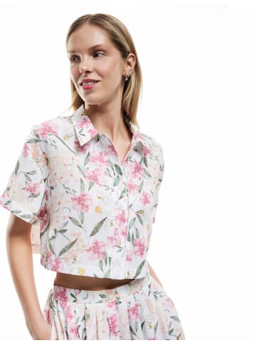 KOTON SHIRTS SS in Rosa Gemustert