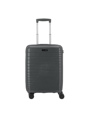 D&N Travel Line 4600 4 Rollen Kabinentrolley S 55 cm in grey