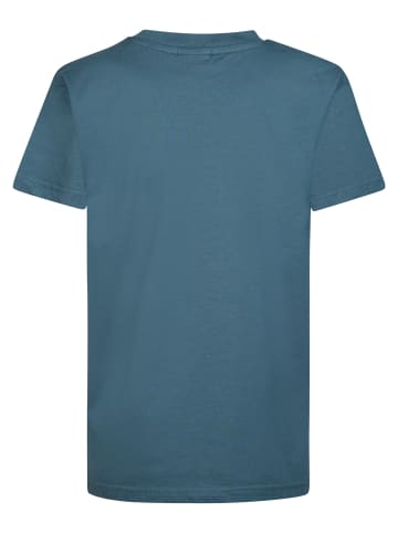 Petrol Industries Locker geschnittenes Baumwoll-T-Shirt millpath in Blau