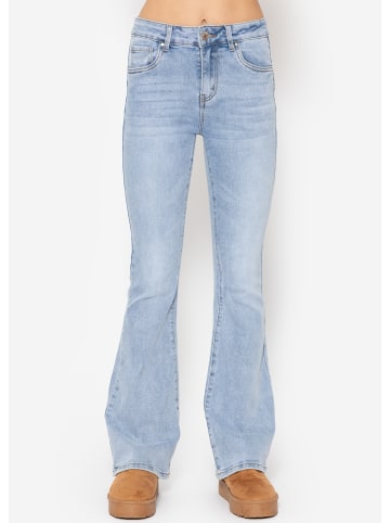 SASSYCLASSY Flared Jeans in Hellblau
