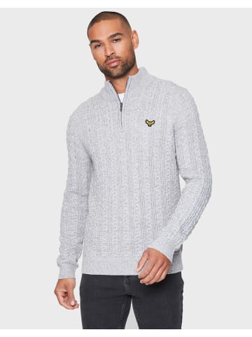 Threadbare Pullover Swindon in Light Grey / Ecru Twist