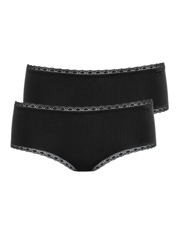 Lisca 2er Pack Panty in black