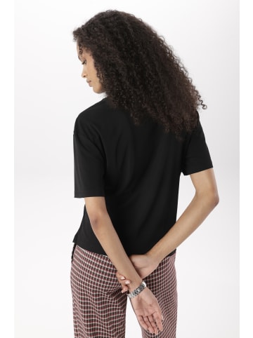 Aniston SELECTED Rundhalsshirt in schwarz