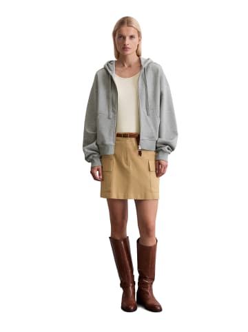 Marc O'Polo Sweatshirtjacke relaxed in Light Grey Melange