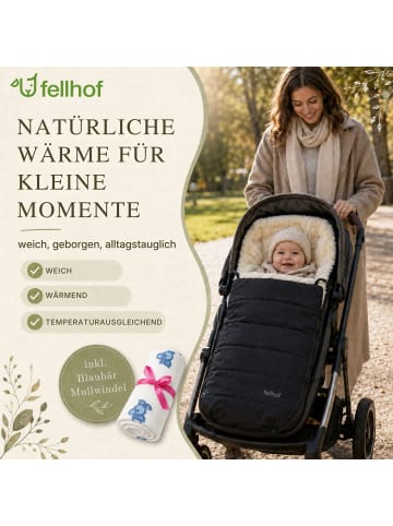 Kinderhaus Blaubär Kinderwagenfellsack Cozy TOP in Schwarz