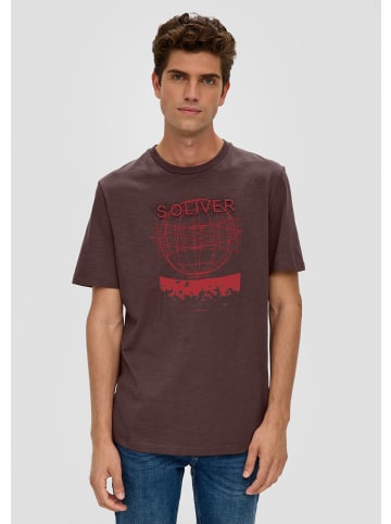 s.Oliver T-Shirt in 49D1_bordeaux