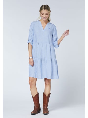 Polo Sylt Kleid mit Raffungen in Blau