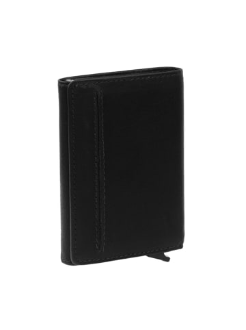 The Chesterfield Brand Lancaster Kreditkartenetui RFID Schutz Leder 7 cm in schwarz