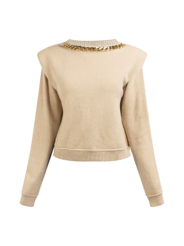 faina Strickpullover in Beige