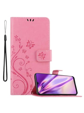 cadorabo Hülle für Samsung Galaxy A50 4G/A50s/ A30s Blumen in FLORAL ROSA