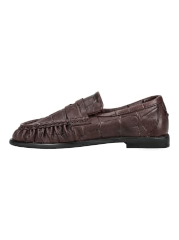 Pavement Slipper ELMIRA CROCO in Braun