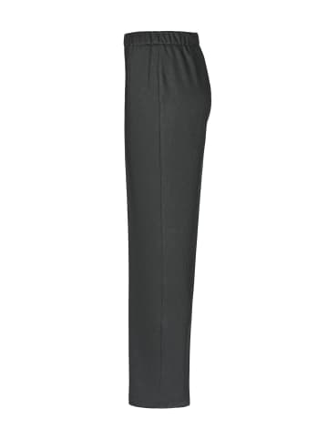 GOLDNER Kurzgröße:  Rippenhose in grau