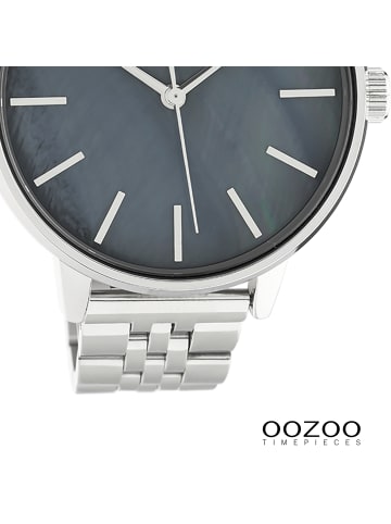 Oozoo Armbanduhr Oozoo Timepieces silber groß (ca. 40mm)