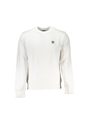 North Sails Weiß Baumwolle Herren Sweatshirt