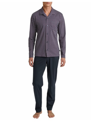 Calida Pyjama lang für Herren in rot